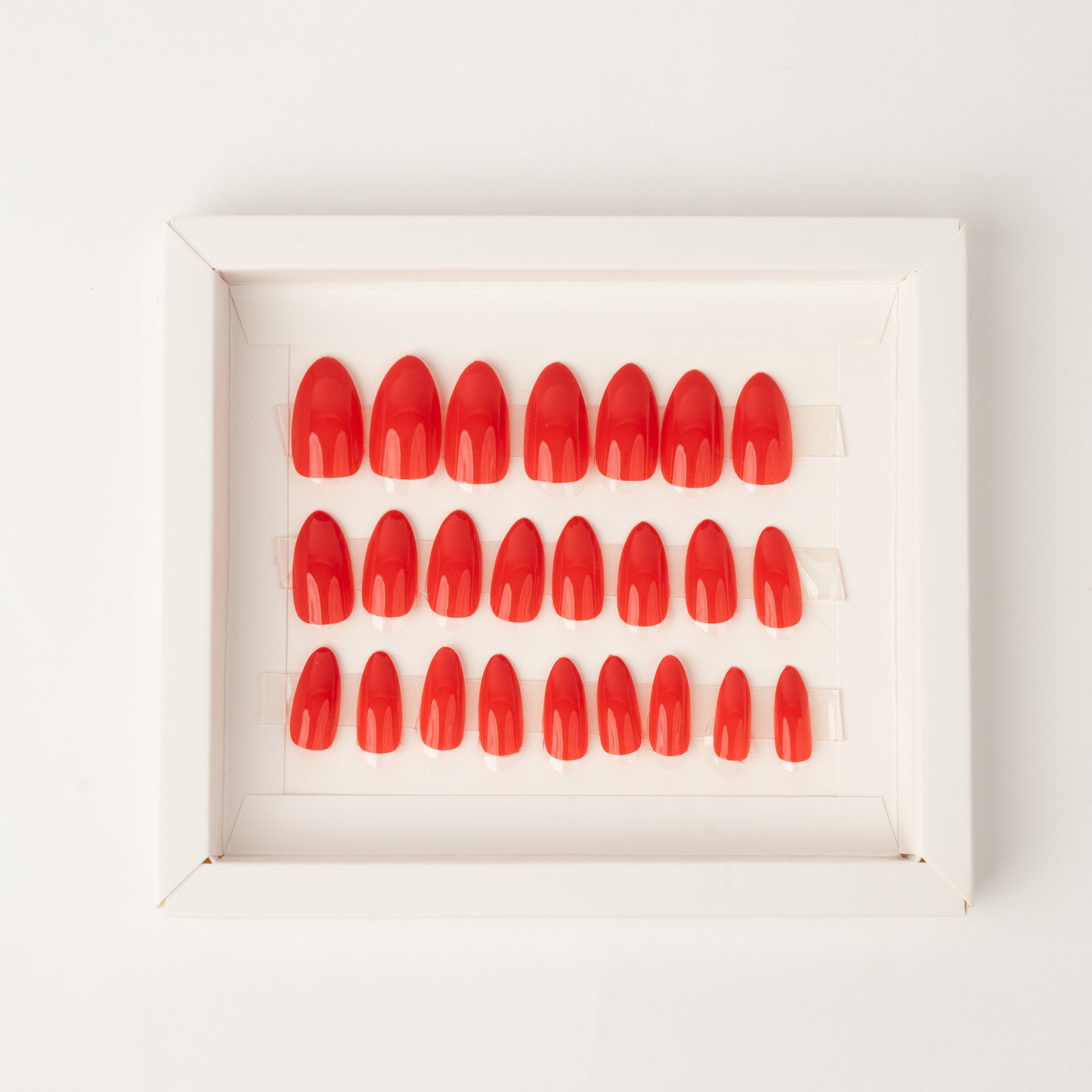 Red Almond Nails
